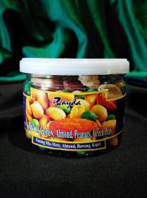 Mix Nuts - Cashews, Almond, Peanuts, Green Peas  180g